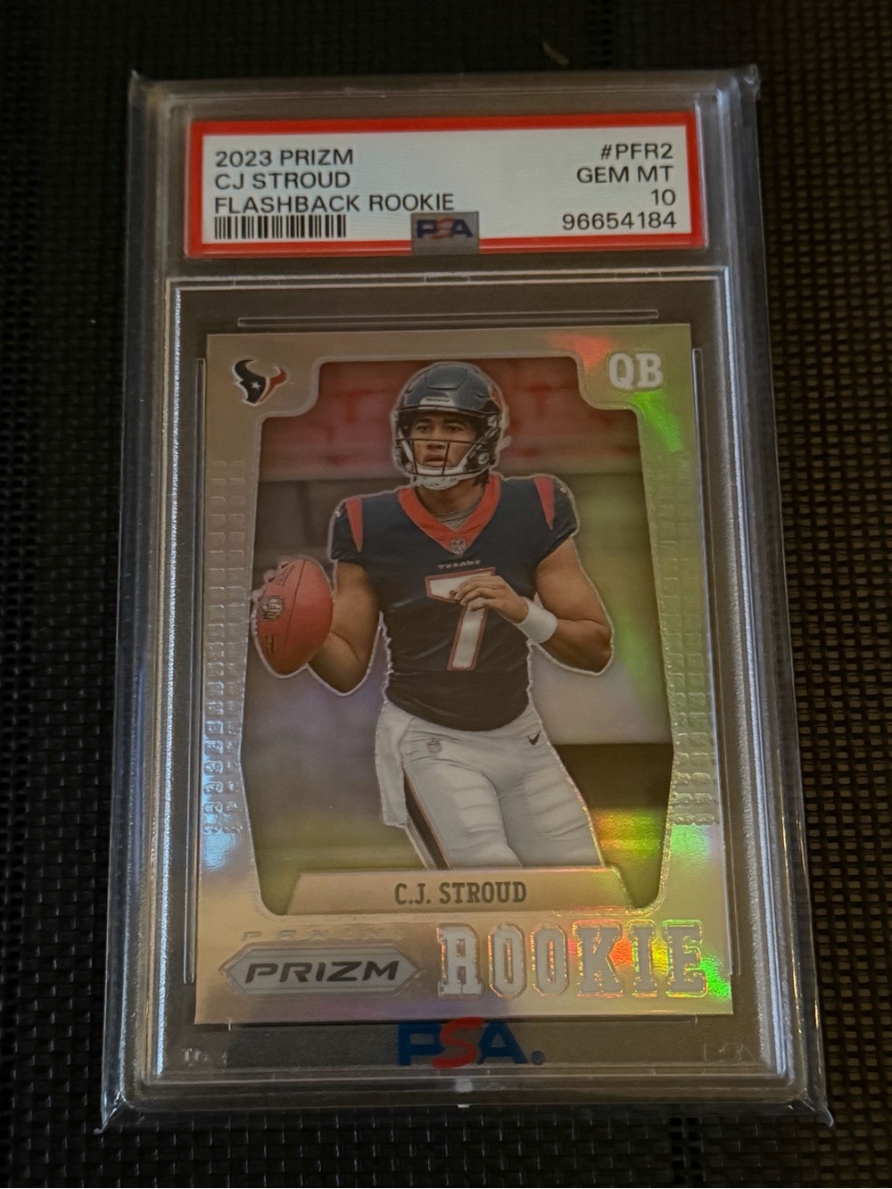 Panini 2023 Prizm C.J. Stroud Prizm Flashback Rookie #PFR-2 PSA 10